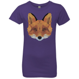 T-Shirts Purple Rush / YXS Fox Portrait Girls Premium T-Shirt