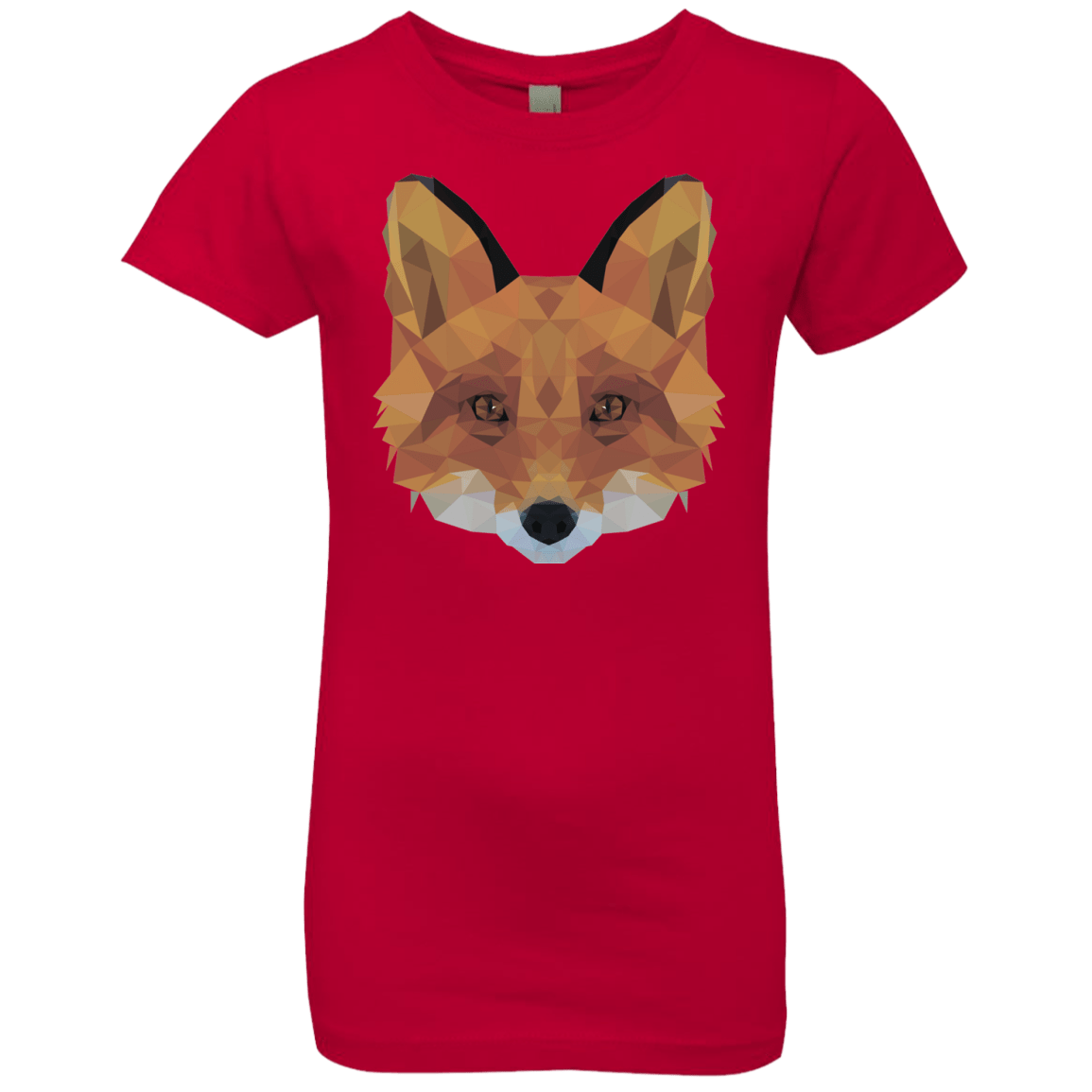T-Shirts Red / YXS Fox Portrait Girls Premium T-Shirt