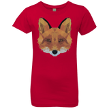 T-Shirts Red / YXS Fox Portrait Girls Premium T-Shirt