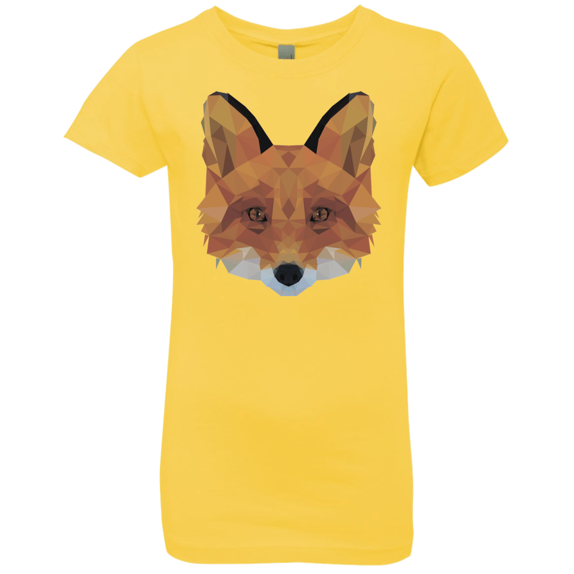 T-Shirts Vibrant Yellow / YXS Fox Portrait Girls Premium T-Shirt