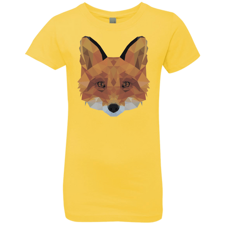T-Shirts Vibrant Yellow / YXS Fox Portrait Girls Premium T-Shirt