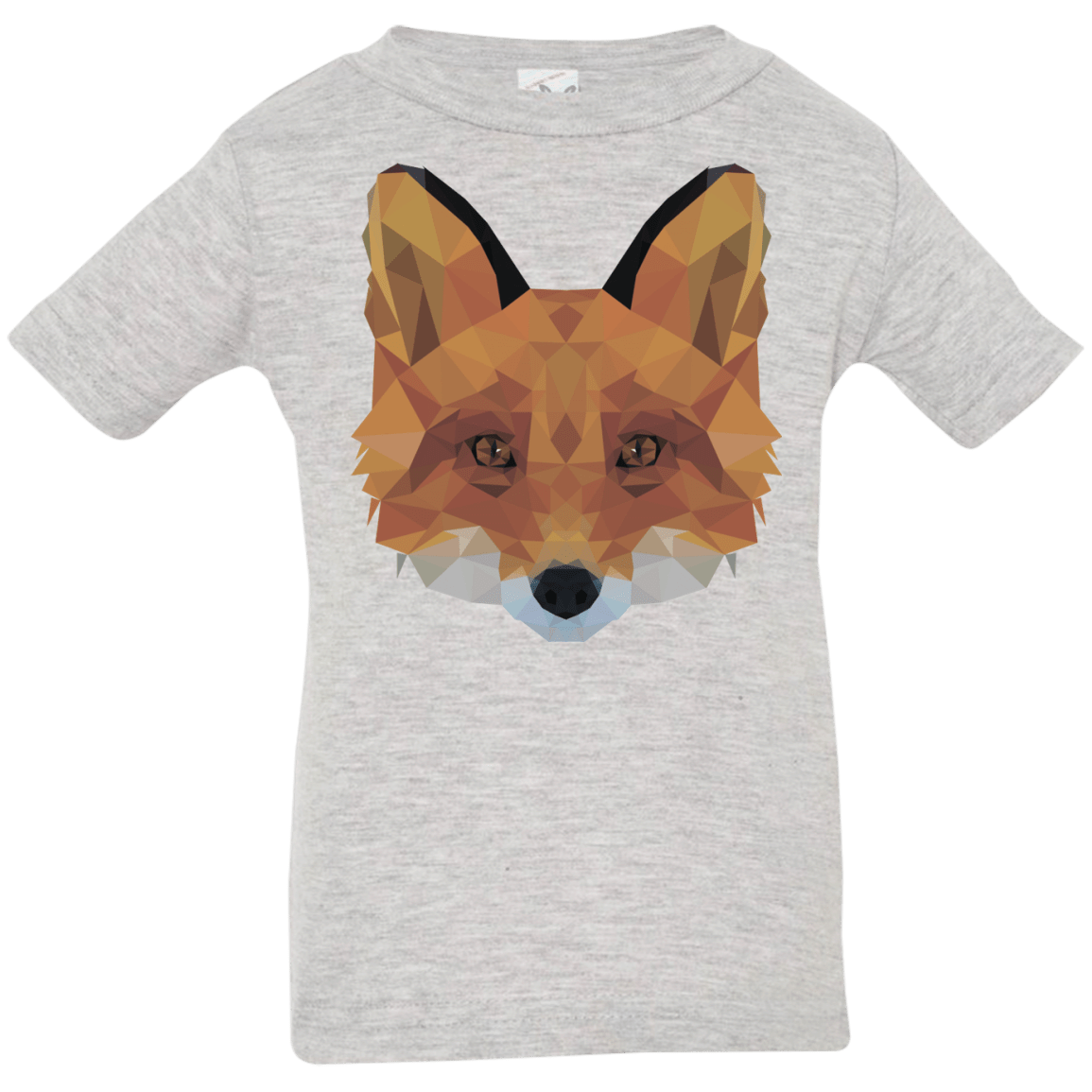 T-Shirts Heather Grey / 6 Months Fox Portrait Infant Premium T-Shirt