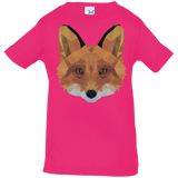 T-Shirts Hot Pink / 6 Months Fox Portrait Infant Premium T-Shirt