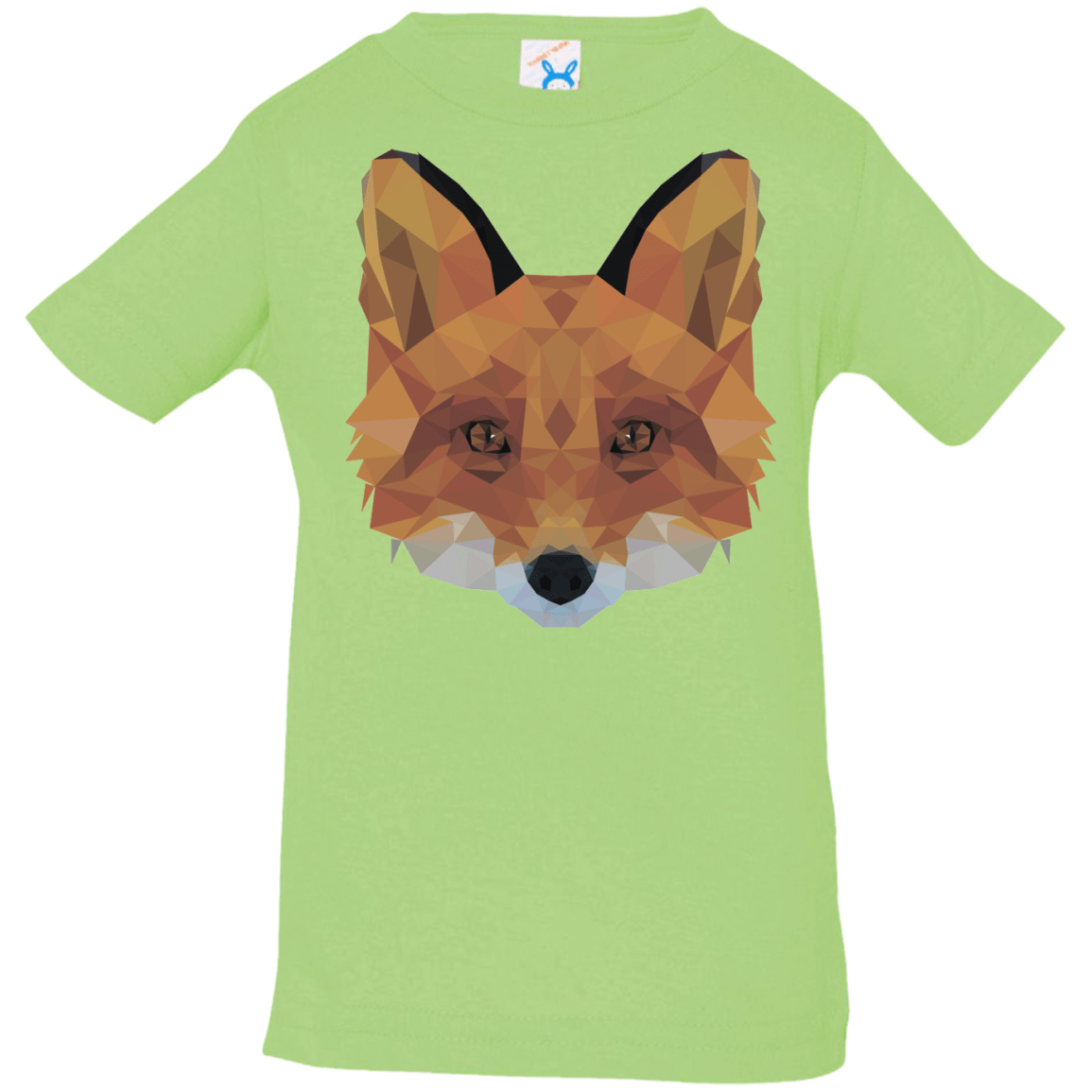 T-Shirts Key Lime / 6 Months Fox Portrait Infant Premium T-Shirt