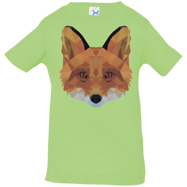T-Shirts Key Lime / 6 Months Fox Portrait Infant Premium T-Shirt