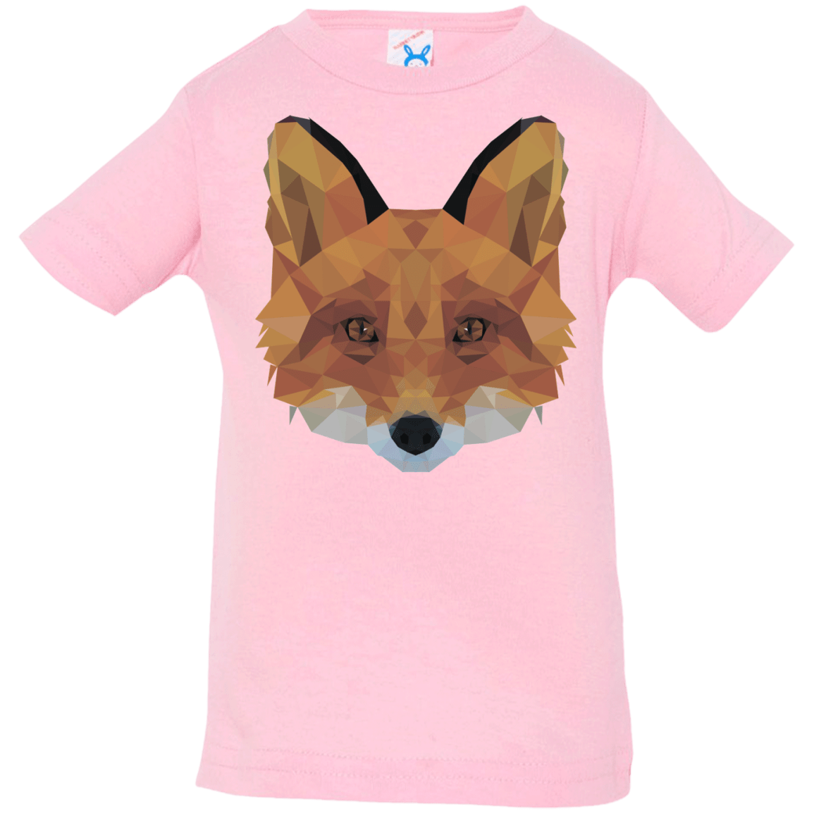 T-Shirts Pink / 6 Months Fox Portrait Infant Premium T-Shirt