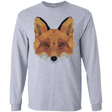 T-Shirts Sport Grey / S Fox Portrait Men's Long Sleeve T-Shirt