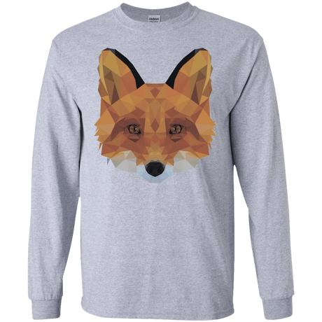 T-Shirts Sport Grey / S Fox Portrait Men's Long Sleeve T-Shirt