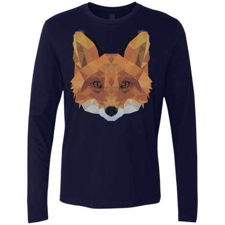 T-Shirts Midnight Navy / S Fox Portrait Men's Premium Long Sleeve
