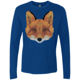 T-Shirts Royal / S Fox Portrait Men's Premium Long Sleeve