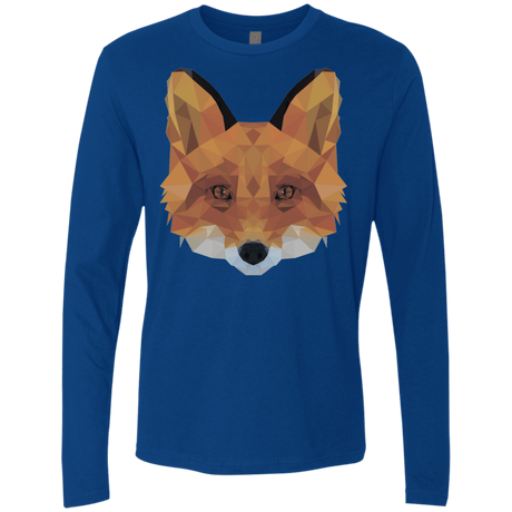 T-Shirts Royal / S Fox Portrait Men's Premium Long Sleeve