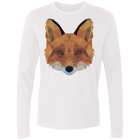 T-Shirts White / S Fox Portrait Men's Premium Long Sleeve