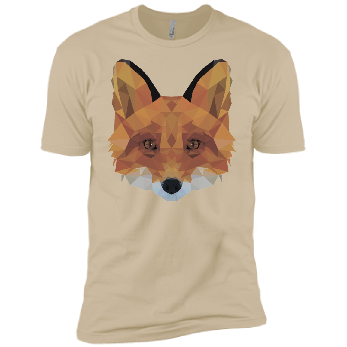 T-Shirts Sand / X-Small Fox Portrait Men's Premium T-Shirt