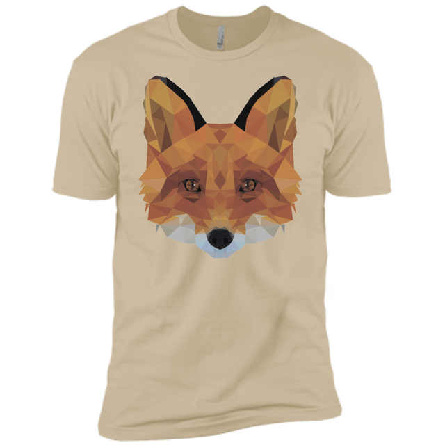 T-Shirts Sand / X-Small Fox Portrait Men's Premium T-Shirt