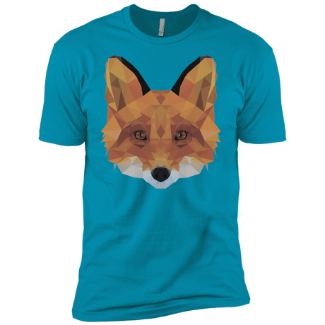 T-Shirts Turquoise / X-Small Fox Portrait Men's Premium T-Shirt