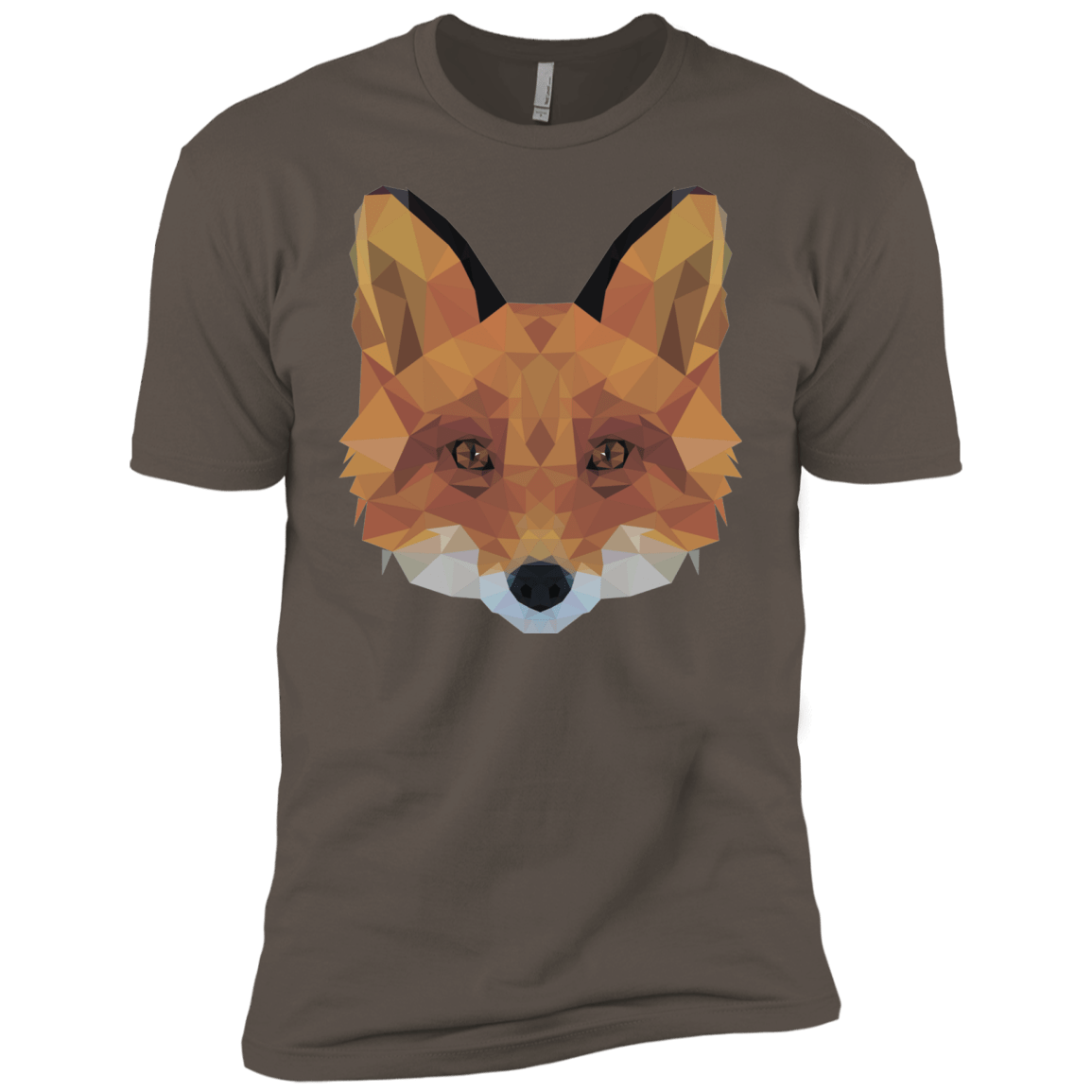 T-Shirts Warm Grey / X-Small Fox Portrait Men's Premium T-Shirt