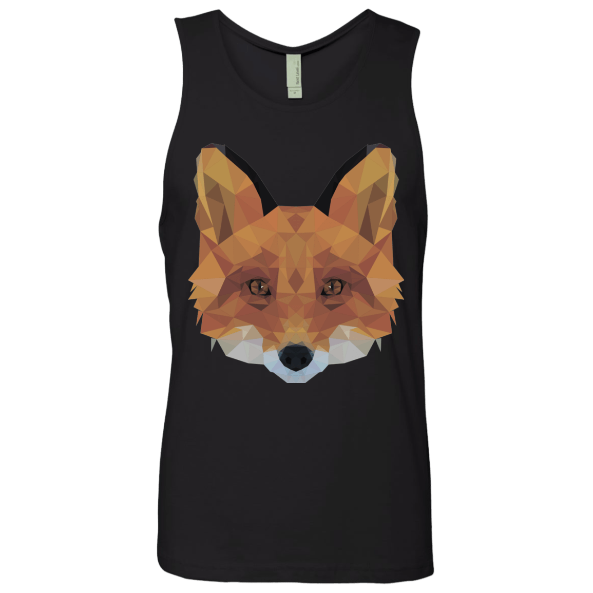 T-Shirts Black / S Fox Portrait Men's Premium Tank Top