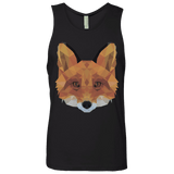 T-Shirts Black / S Fox Portrait Men's Premium Tank Top