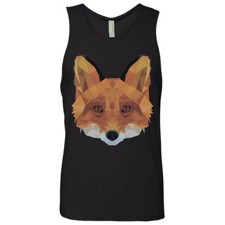 T-Shirts Black / S Fox Portrait Men's Premium Tank Top