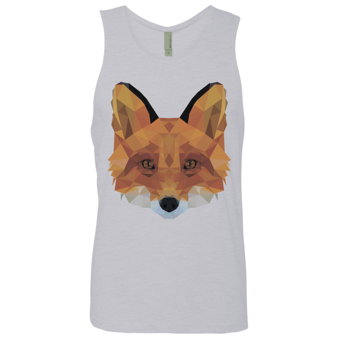 T-Shirts Heather Grey / S Fox Portrait Men's Premium Tank Top