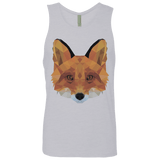 T-Shirts Heather Grey / S Fox Portrait Men's Premium Tank Top