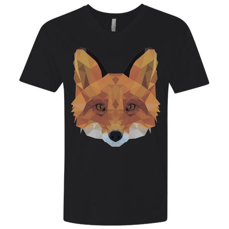 T-Shirts Black / X-Small Fox Portrait Men's Premium V-Neck