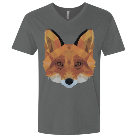 T-Shirts Heavy Metal / X-Small Fox Portrait Men's Premium V-Neck