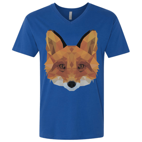 T-Shirts Royal / X-Small Fox Portrait Men's Premium V-Neck