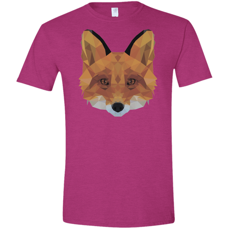 T-Shirts Antique Heliconia / S Fox Portrait Men's Semi-Fitted Softstyle