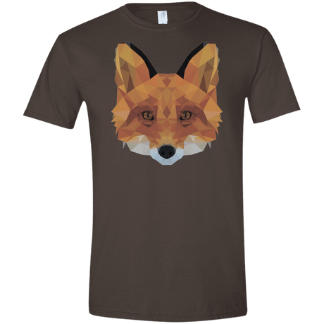 T-Shirts Dark Chocolate / S Fox Portrait Men's Semi-Fitted Softstyle