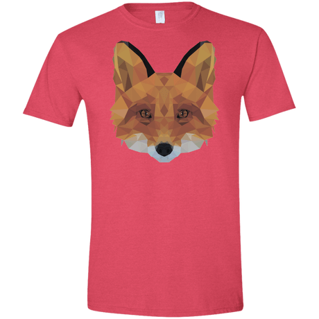 T-Shirts Heather Red / S Fox Portrait Men's Semi-Fitted Softstyle