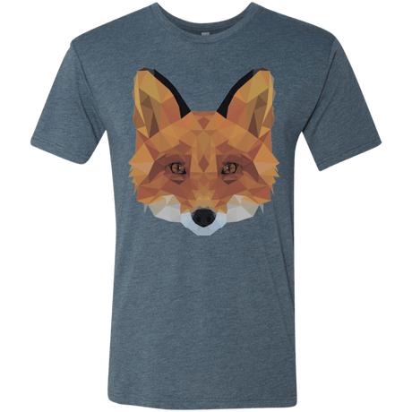 T-Shirts Indigo / S Fox Portrait Men's Triblend T-Shirt