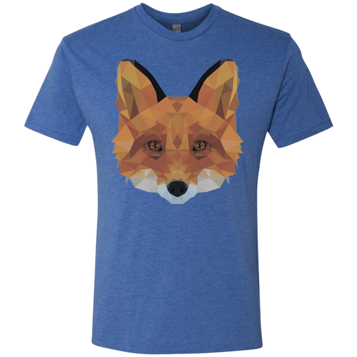 T-Shirts Vintage Royal / S Fox Portrait Men's Triblend T-Shirt