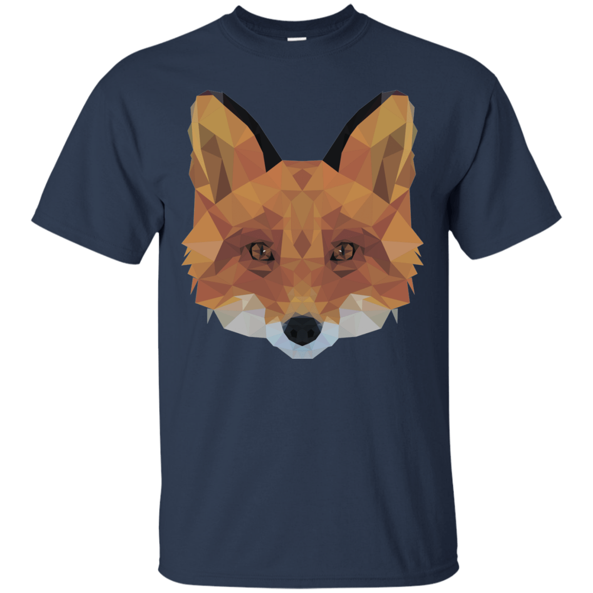 T-Shirts Navy / S Fox Portrait T-Shirt