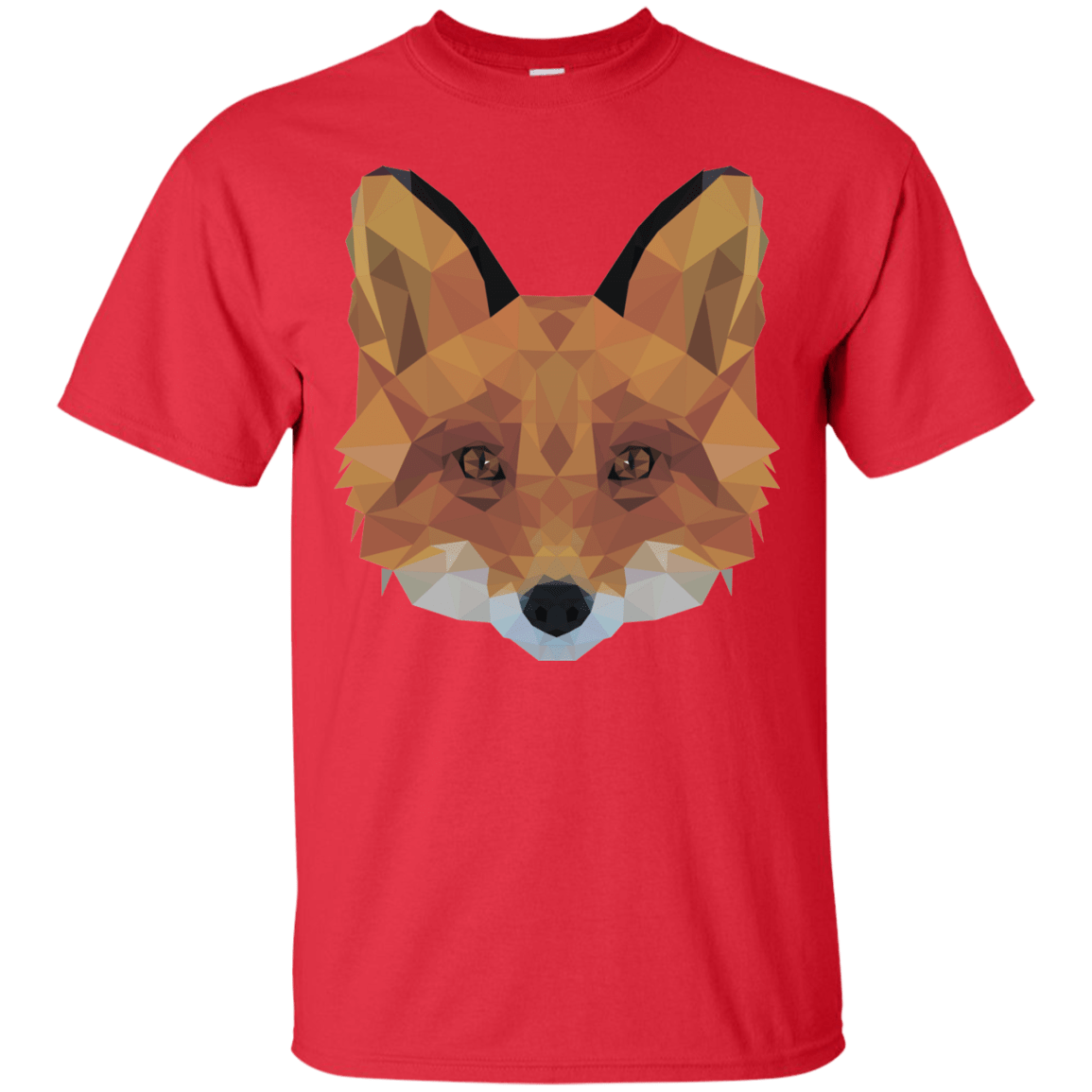 T-Shirts Red / S Fox Portrait T-Shirt