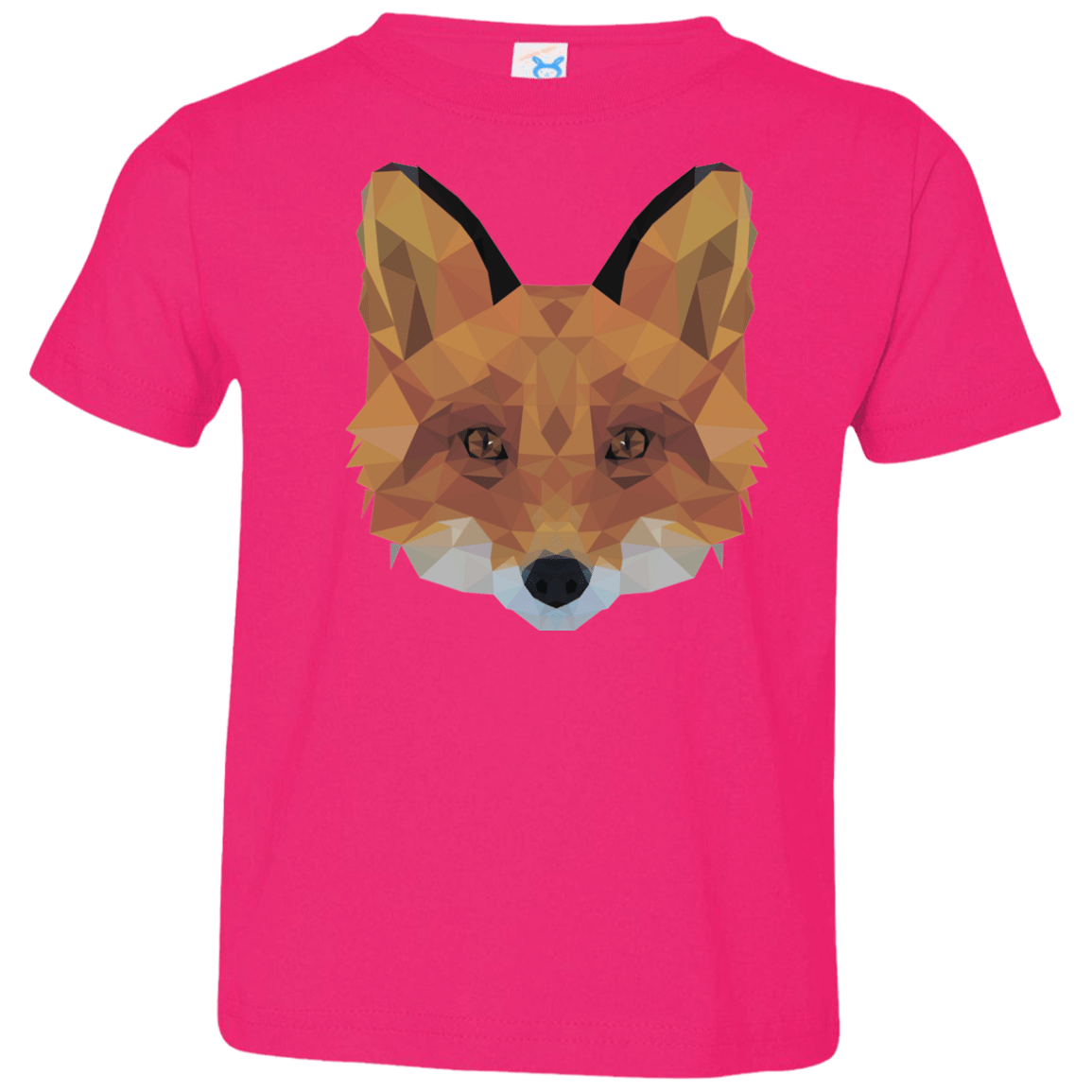 T-Shirts Hot Pink / 2T Fox Portrait Toddler Premium T-Shirt