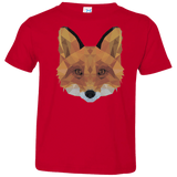 T-Shirts Red / 2T Fox Portrait Toddler Premium T-Shirt