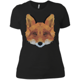 T-Shirts Black / X-Small Fox Portrait Women's Premium T-Shirt