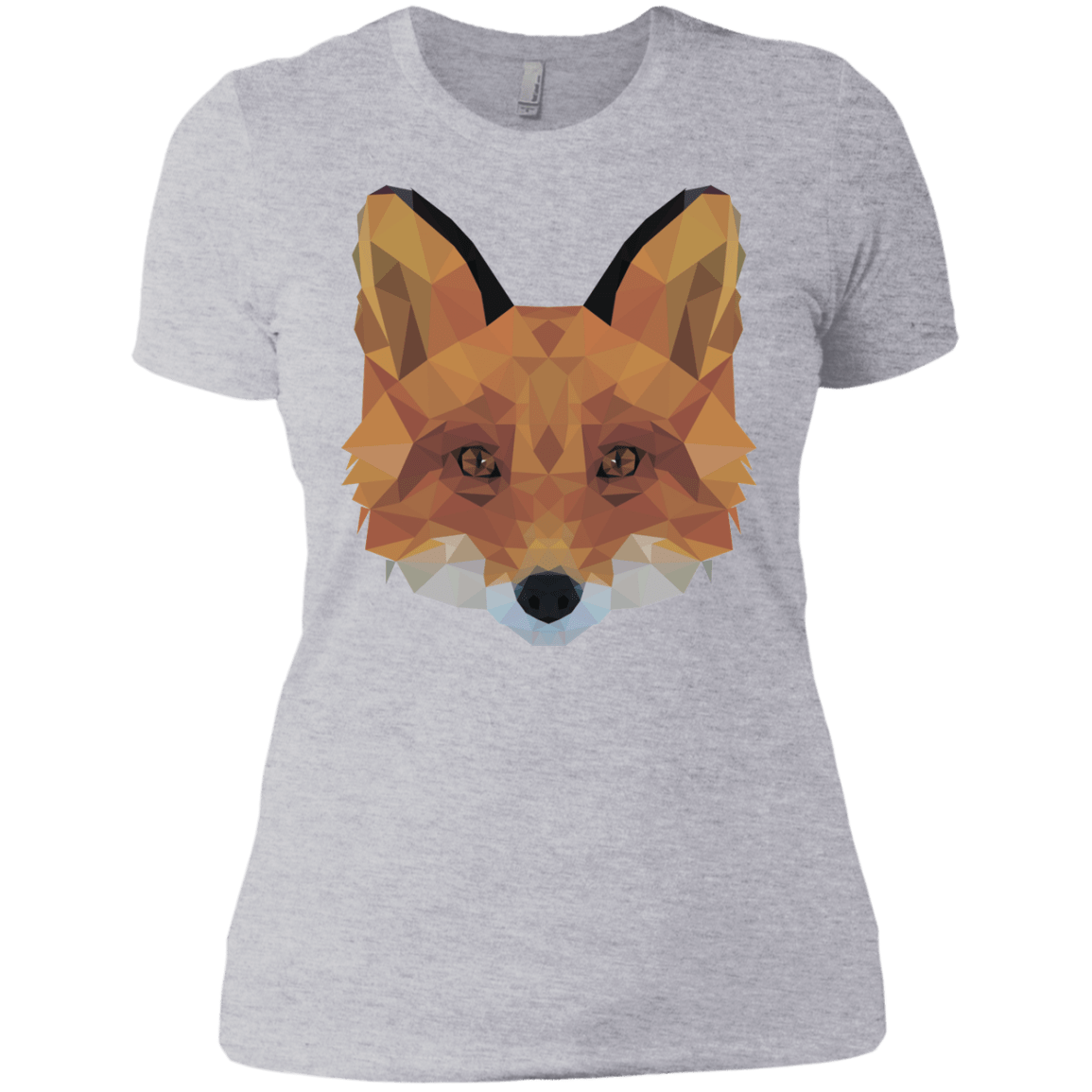 T-Shirts Heather Grey / X-Small Fox Portrait Women's Premium T-Shirt