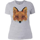 T-Shirts Heather Grey / X-Small Fox Portrait Women's Premium T-Shirt