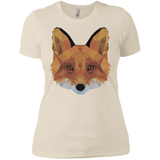 T-Shirts Ivory/ / X-Small Fox Portrait Women's Premium T-Shirt