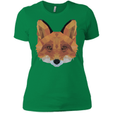 T-Shirts Kelly Green / X-Small Fox Portrait Women's Premium T-Shirt