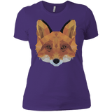 T-Shirts Purple Rush/ / X-Small Fox Portrait Women's Premium T-Shirt