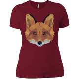 T-Shirts Scarlet / X-Small Fox Portrait Women's Premium T-Shirt