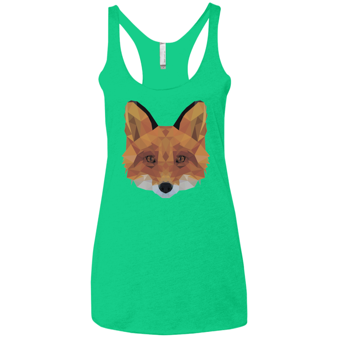 T-Shirts Envy / X-Small Fox Portrait Women's Triblend Racerback Tank