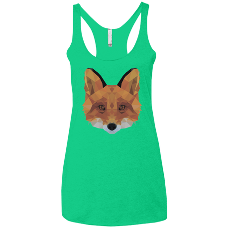 T-Shirts Envy / X-Small Fox Portrait Women's Triblend Racerback Tank