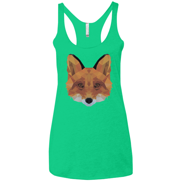 T-Shirts Envy / X-Small Fox Portrait Women's Triblend Racerback Tank