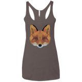 T-Shirts Macchiato / X-Small Fox Portrait Women's Triblend Racerback Tank