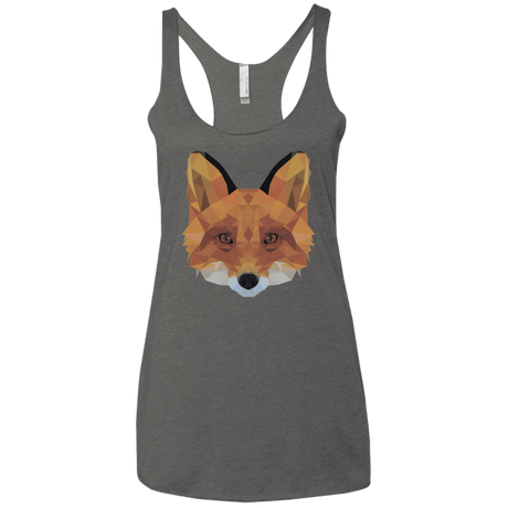 T-Shirts Premium Heather / X-Small Fox Portrait Women's Triblend Racerback Tank