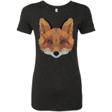 T-Shirts Vintage Black / S Fox Portrait Women's Triblend T-Shirt